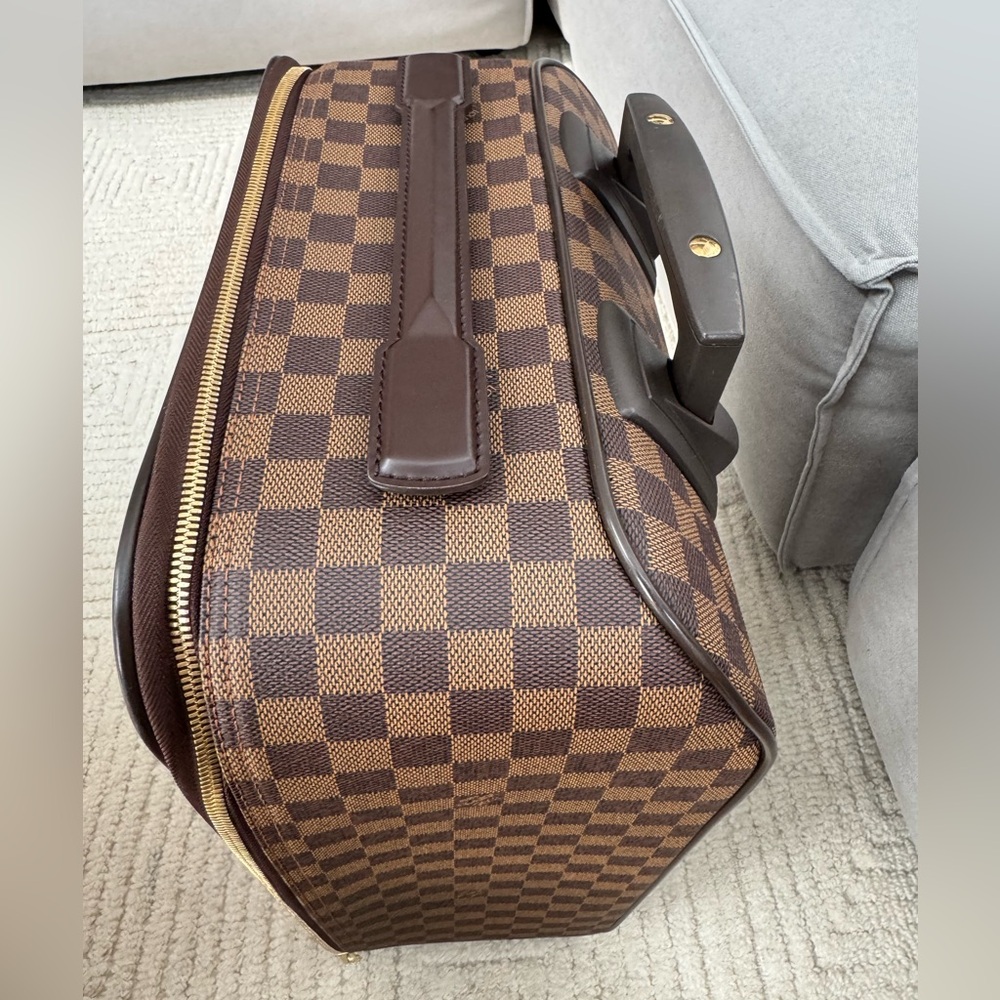 Louis Vuitton Brown Damier Ebene Canvas Carry-On with Gold Hardware - Picture 9 of 15